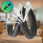 Kaablikate, 1 m, must, juhtmete ja kaablite organiseerija