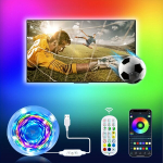 LED TV taustavalgus, dimmerdatav valgusriba, kaugjuhtimispult ja APP., 9,84 pėdos / 299,92 cm