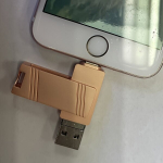 USB pulk Fotopulk iPhoneile, Kiire USB 3.0 M&auml;lupulk Kr&uuml;pteeritud Pildihaldur., Rožinis