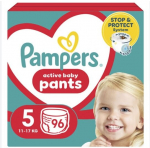 P&uuml;ksm&auml;hkmed PAMPERS Actve Baby Pants, Mega Pack, 5 suurus, 96 tk