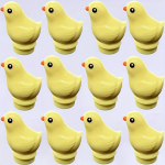 12tk Komplekt Mini Ehitusplokk Kollane Tibu Sobiv DIY M&auml;nguasjad, &Scaron;viesiai geltona