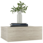 vidaXL seinale kinnitatav &ouml;&ouml;kapp Sonoma tamm 40x30x15 cm puitlaastplaat, Ruda