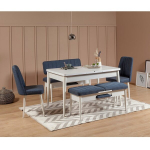 S&ouml;&ouml;gikomplekt Kalune Design 869(I), valge/sinine