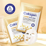10tk Kollageeni Mask, Pinguldav N&auml;ohooldus Aktiivsete Peptiididega