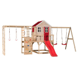 Puidust laste m&auml;nguv&auml;ljak Wendi Toys M28R-G, punane, 342 x 563 x 242 cm