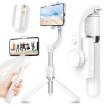 Multifunktsionaalne Gimbal statiiv LIVMAN L08, 86 cm, valge