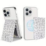 PU Kunstnahast Mobiiltelefoni Magnetkaart Hoidja &Otilde;huke Krediitkaardi Hoidja.