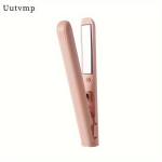 Uutvmp Mini Kahefunktsiooniline Juuksesirgendaja & Koolutaja - USB-toitega, Kaasaskantav Reisimiseks & &Uuml;hiselamutele , Rožinė