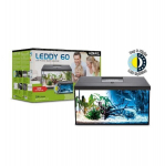 Dekoratiivne akvaarium Aquael Leddy 60 Day&Night 2.0 54 L, must, koos varustusega