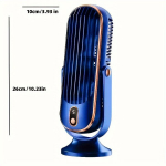 2-in-1 Kaasaskantav Jahuti Ventilaator, 5-Kiirust USB Aku , A tipas