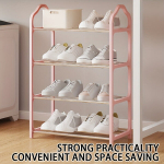 4-kihiline kingahoidla riiul, ruumis&auml;&auml;stlik plastist s&uuml;steem , Rožinė