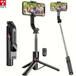 TGVI stabiilne pikendatav selfiepulk Selfie Stick ja kolmjalg kaugjuhtimispuldiga.