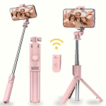 Juhtmevaba Selfie Pulk Statiiv Kaugp&auml;&auml;stikuga iPhone ja Samsungile