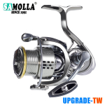 SAMOLLA 1tk &Uuml;likerge 5.5:1 K&auml;iguvahekal Spinningurull, 12+1 BB Metall Kalandusrull, 7-12kg/15-26lb Maksimaalne T&otilde;mme Merevee jaoks. , TW3000