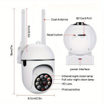 WJG 1080P HD WiFi Turvakaamera V&auml;listingimustes, Lemmiklooma J&auml;lgimine