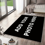 Kohandatav Pruunist Sametist Vaip Silikoontagusega - Isikup&auml;rasem Foto, Logo ja Tekst Magamistuppa ja Elutuppa - Libisemisvastane Pestav Uksematt BetterlifePavilionilt., 120*180cm