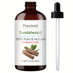 Fenxland Sandlipuu eeterlik &otilde;li - 2.11 fl oz - 100% puhas looduslik k&otilde;rge kvaliteet, formaldeh&uuml;&uuml;divaba, gl&uuml;tseriiniga niisutav &otilde;li k&otilde;ikidele nahat&uuml;&uuml;pidele.