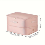 &Uuml;likompaktne isesulguv hoiukott tekkidele ja pleedidele - kaasaskantav iseseisev korraldaja &uuml;le 3,2 kuupjalga mahuga. , Rožinė