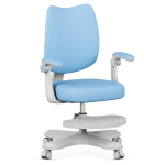 Laste ergonoomiline tool Mark Adler Junior 4.6 Blue, reguleeritava seljatoe ja jalatoega, 90&ndash;160 cm