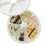 1tk Sushi Plastikust Vorm, Surutud Riisivorm, 6 Auku Riisipalli Vorm.