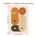 Bauhaus-Inspireeritud L&otilde;uendikunstikomplekt - Keskajast T&auml;nap&auml;evaseks Seinakujundus, Raamita Illustratsiooniplakatid Elutuppa ja Magamistuppa Pickify