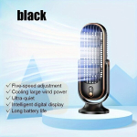 Lauaventilaator USB, Juoda