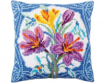 Tikkimiskomplekt padi "Krookus" Collection D'Art 40x40cm