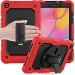 Samsung Galaxy Tab A 8.0 2019 Punane &uuml;mbris koos p&ouml;&ouml;rdalusega Samsung Galaxy Tab A 8.0 2019 jaoks