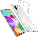 TPU &uuml;mbris Samsung Galaxy A41 l&auml;bipaistev &otilde;huke kaitsev &uuml;mbris