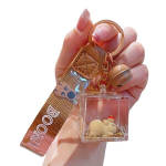 Armas Karu Keychain - Ujuv Vedel Akr&uuml;&uuml;l V&otilde;lu Seljakottidele, Uudsus Loomateemaline Aksessuaar., Užpildytas aliejus kapybara - obuolys