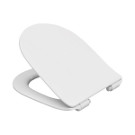 Cedo aeglaselt sulguv WC-poti kaas DELRAY Beach, valge