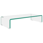 telerikapp，telerialus klaasist 60 x 25 x 11 cm l&auml;bipaistev CFE42947