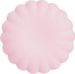 Plastplaadid, korduvkasutatav, roosa, 22 cm., 4 tk.