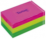 M&auml;rkmelehed TARTAN 51x38 mm, 1200 lehte, neoonv&auml;rvi