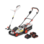 Juhtmeta muruniiduk ja kaasaskantav trimmer 20 ELEM GARDEN TECHNIC VTC20V-2B2C1