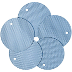 K&ouml;&ouml;git&ouml;&ouml;riistad, silikoonist potihoidjad ja ahjukindad &ndash; mitmeotstarbelised isolatsioonipadjad | Kuumakindel libisemiskindel 5 tk, helesinine