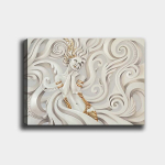 Reproduktsioon Pikkade juustega naine