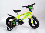 Laste jalgratas Bimbo Bike Galaxy 12", must/roheline
