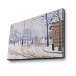 Reproduktsioon Snow, Boulevard de Clichy, Paris (Paul Signac)