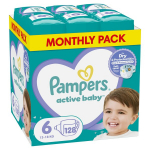 M&auml;hkmed PAMPERS Active Baby, Monthly Pack, 6 suurus, 128 tk
