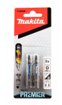 Torsion kruvikeeraja otsikud (E-form), PZ1-50mm, 2tk. Impact Premier E-03296 Makita