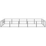 vidaXL Koerte aedik, must, 10m&sup2;, teras, Juoda