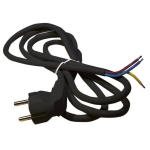 Kaabel 3x1,5mm2x2m, must