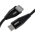 Choetech USB Type C &ndash; USB Type C laadimisandmekaabel Toitejuhe 60W 5A 2m must (XCC-1003)
