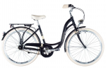 Linnajalgratas Kenzel Bellissima Deluxe korviga (26"/7 kiirust), must