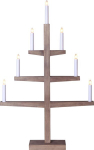 Advendik&uuml;&uuml;nal Tripp, puidust, pruun, 49 x 76 x 10 cm, 7 tuld, 230V, E10, 230V, IP20