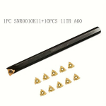 1tk SNR0008K11/SNR0010K11/SNR0012M11 Treipingi Karbiid T&ouml;&ouml;riistakomplekt 10tk 11IR A60 Sisekeere Lisaelementidega., 1PC SNR0010K11+10PCS 11IR A60