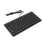 Mini USB juhtmega klaviatuur - 78 v&otilde;ti, ultra -thin, summutatud, venelane