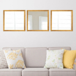 3-osaline peeglikomplekt Asir Setayna_058, kuldne