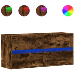 teleri seinakapp LED-tuledega，telerikapp，TV Kapp, suitsutamm, 100x31x45 cm CFE405238